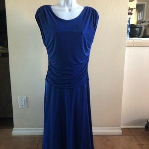 E focus studio blue dress size 12